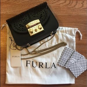 Furla Mini Metropolis Borelo ONYX ✨